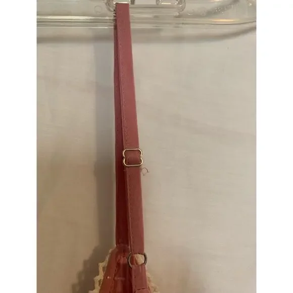 Esley  Embroidered Rayon Pink Strappy Large Women's Spring Maxi Dress NWOT - Picture 7 of 8